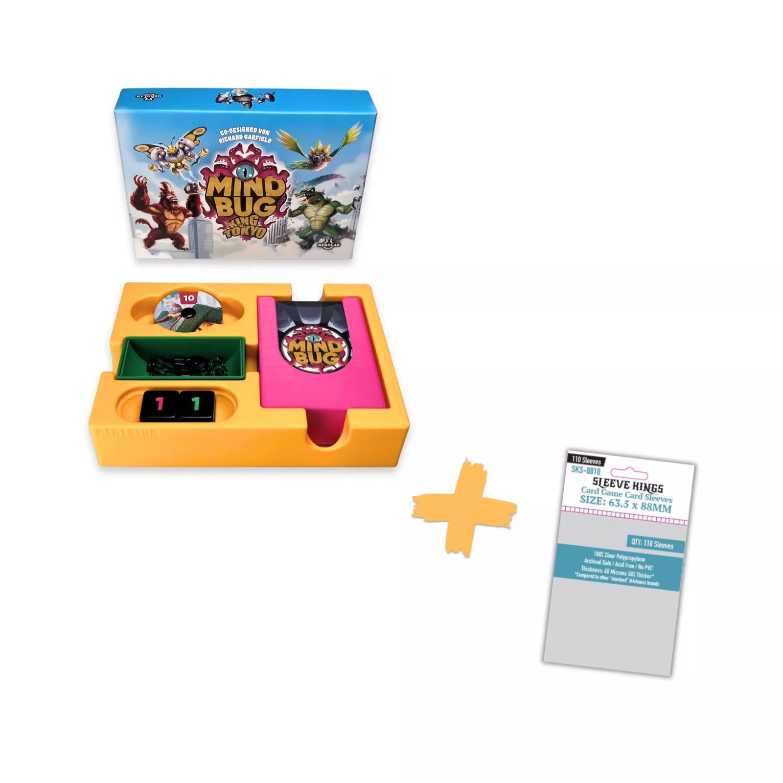 king of tokyo card sleeves Bundle Insert + Card Sleeves for Mindbug: King of Tokyo – ReDesign