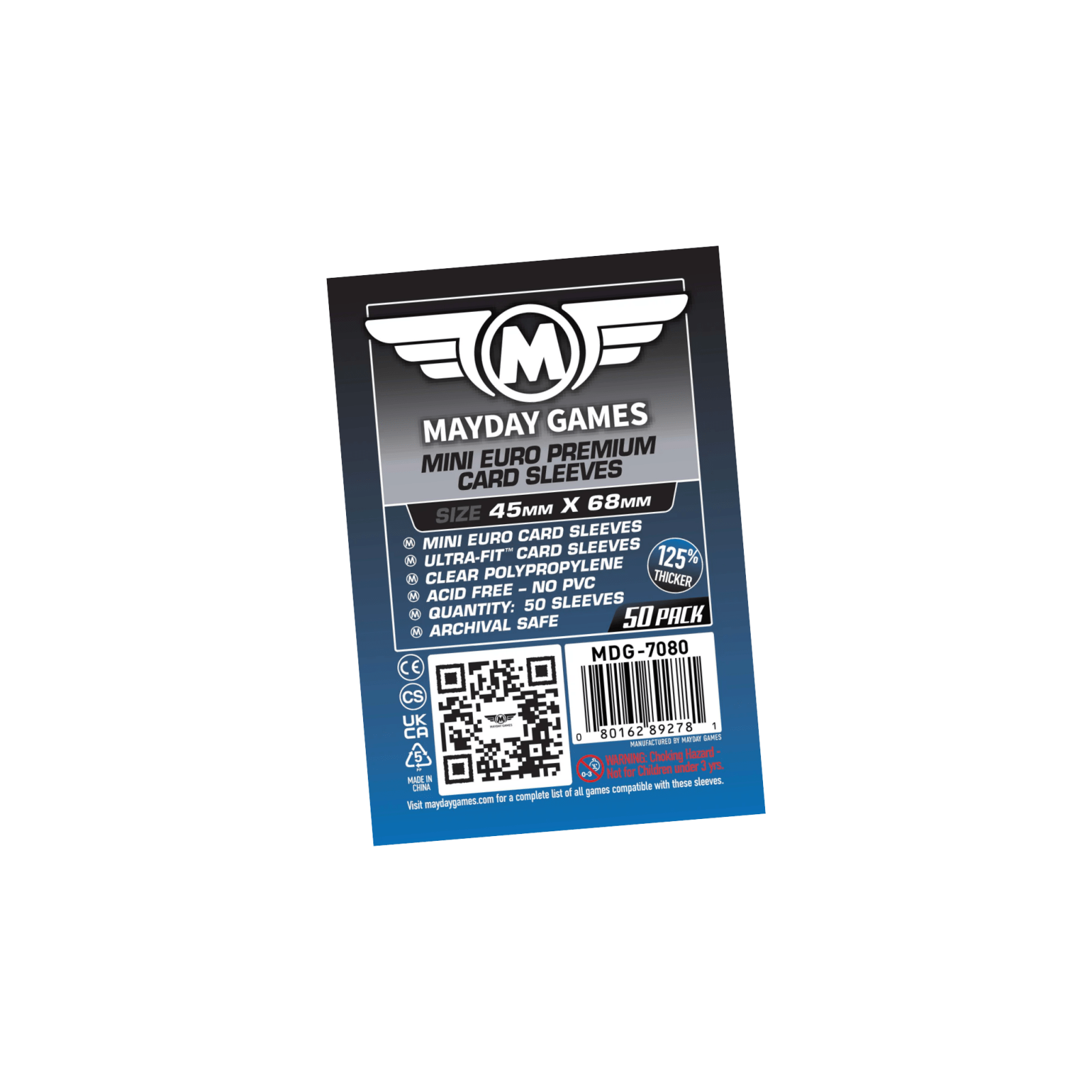 Mayday Games Card Sleeves MDG-7078 57.5x89mm (Premium) ReDesign Mayday Games Card Sleeves MDG-7078 57.5x89mm (Premium) ReDesign