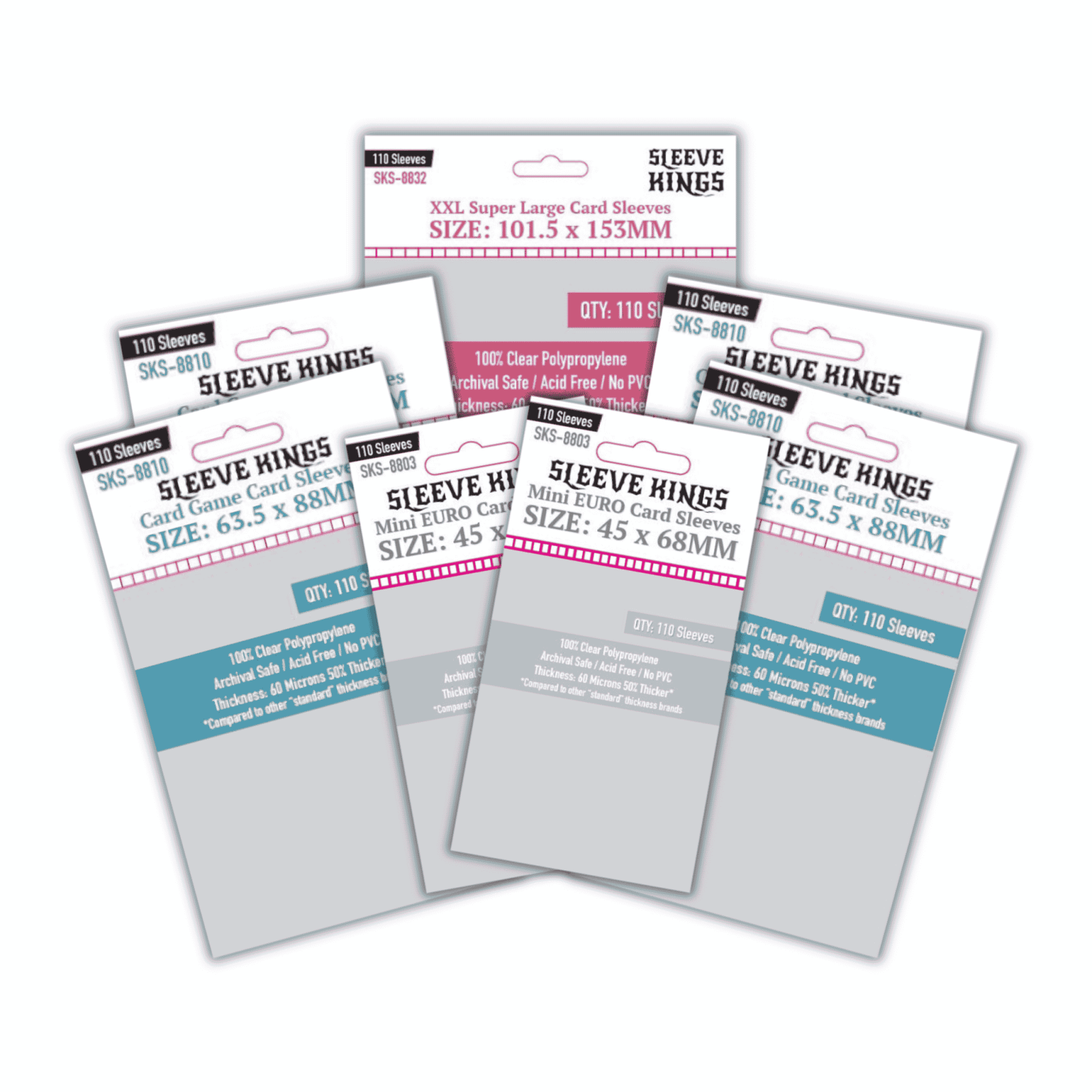 Sleeve Kings Card Sleeves - Set for Dune Imperium Uprising ReDesign Sleeve Kings Card Sleeves - Set for Dune Imperium Uprising ReDesign