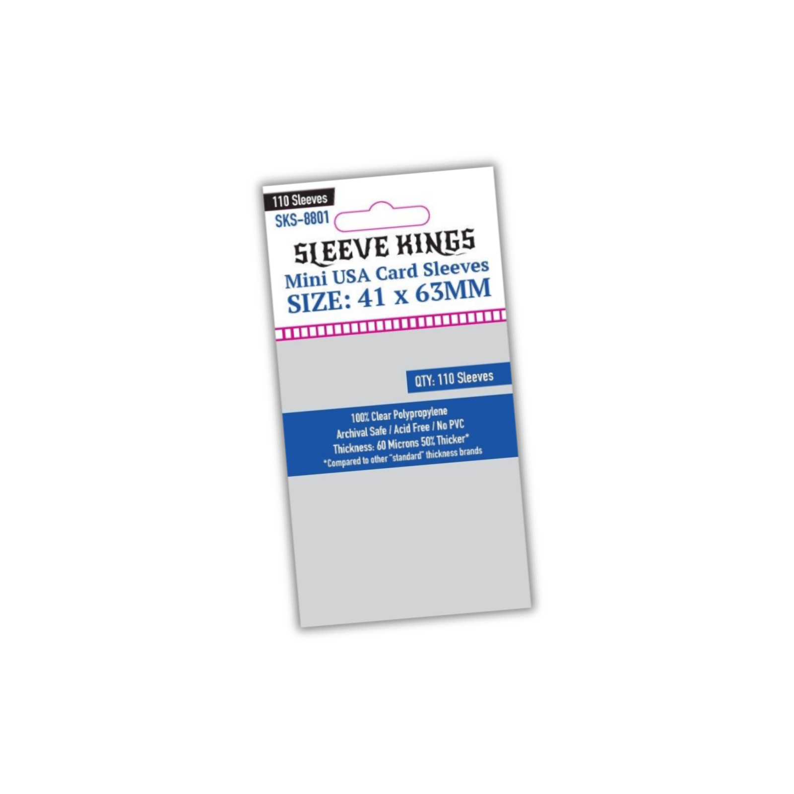 Sleeve Kings card sleeves SKS-8801 41x68mm ReDesign Sleeve Kings card sleeves SKS-8801 41x68mm ReDesign