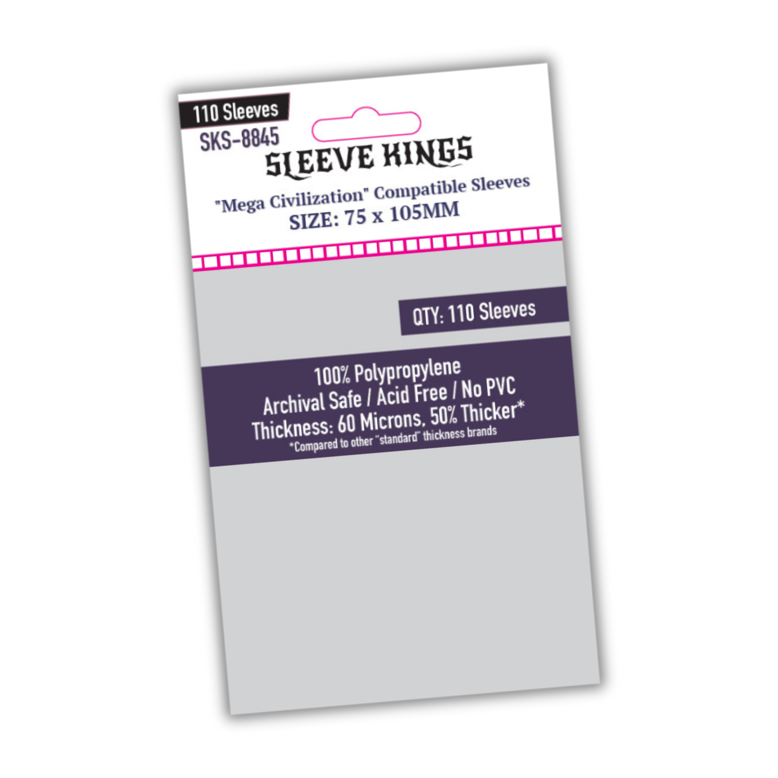 Sleeve Kings card sleeves SKS-8845 75x105mm – ReDesign