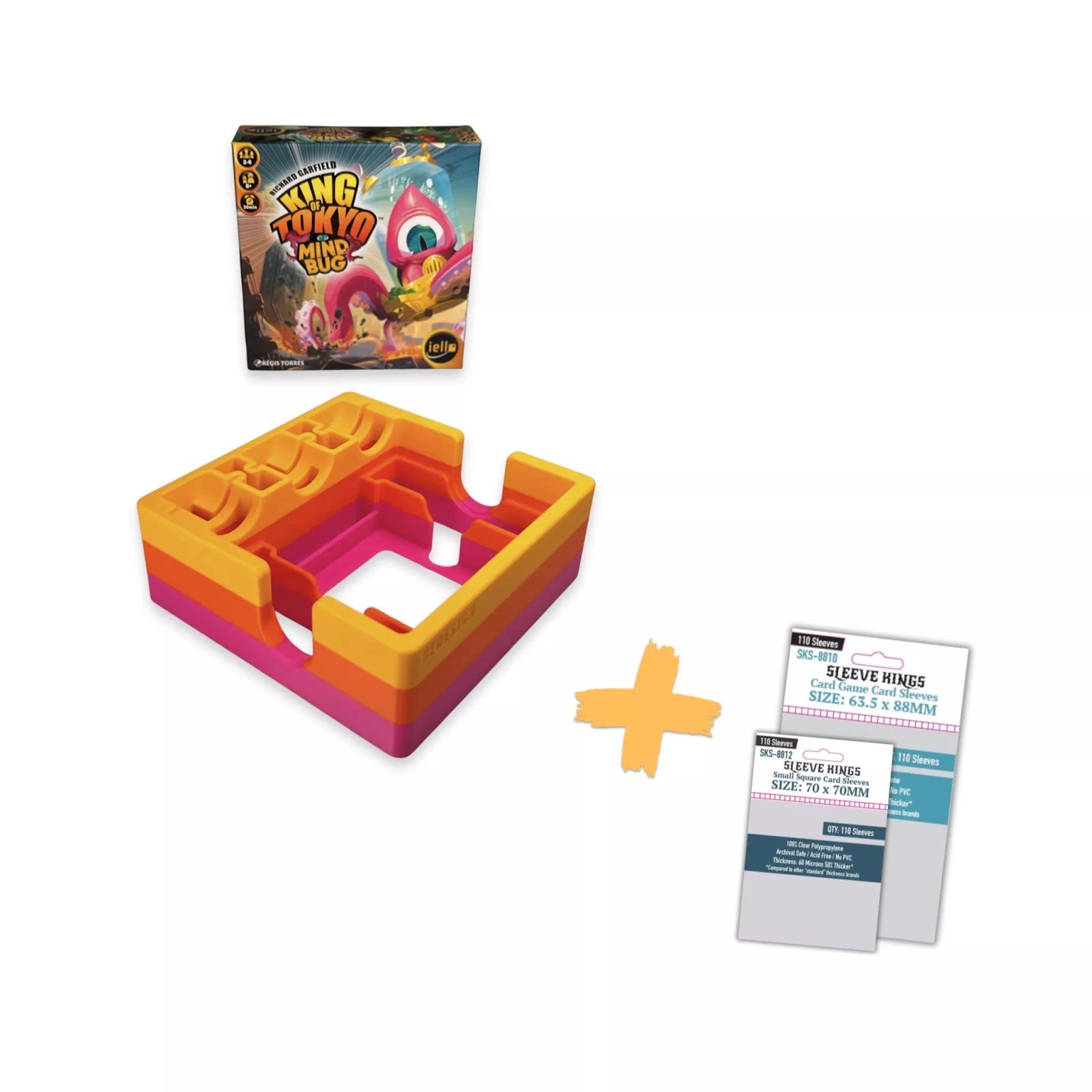 Bundle Insert + Kartenhüllen für King of Tokyo: Mindbug - ReDesign