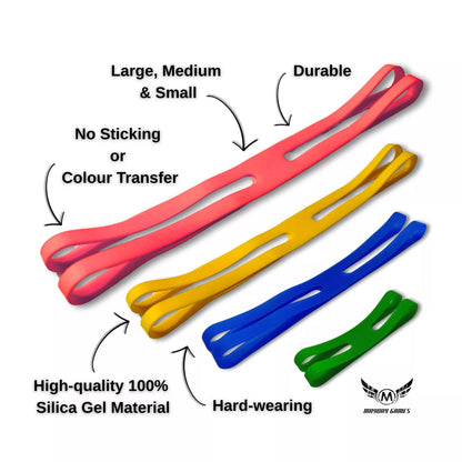 Bundle Mayday Silicagel - Bänder 4er - Set für Brettspiele - ReDesign