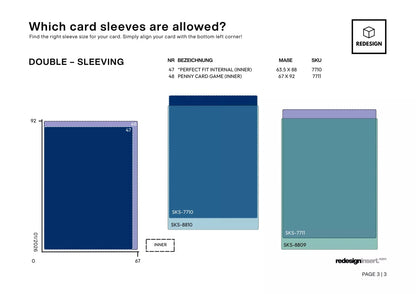 Card Sleeves Size Finder - ReDesign