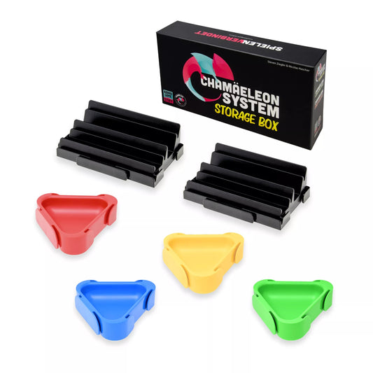 CHAMÄELEON Brettspiel Organizer Starter - Set | Kartenhalter & Storage Box - ReDesign