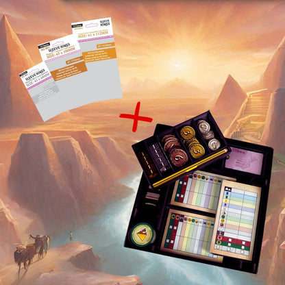 Insert für 7 Wonders Duel Upgrade + Card Sleeves - ReDesign