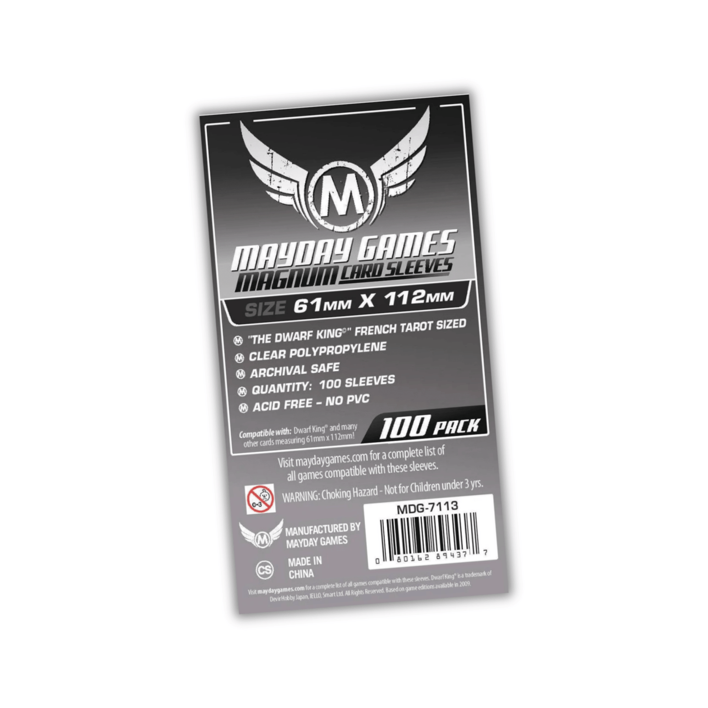 Mayday Games Kartenhüllen MDG - 7113 61x112mm - ReDesign