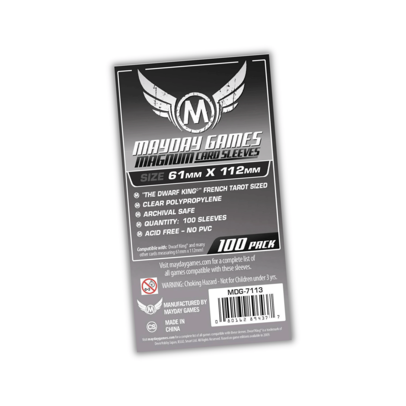 Mayday Games Kartenhüllen MDG - 7113 61x112mm - ReDesign