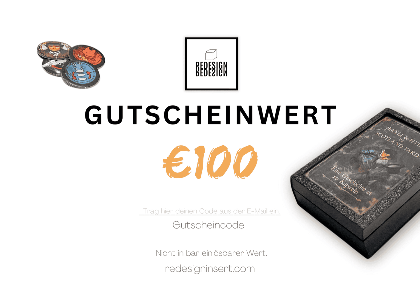 Online - Geschenkgutschein von ReDesign - ReDesign