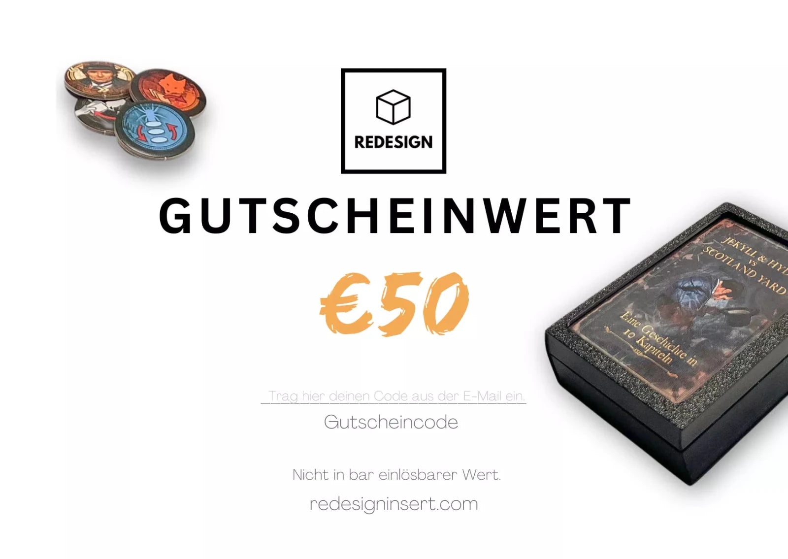 Online - Geschenkgutschein von ReDesign - ReDesign