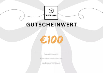 Online - Geschenkgutschein von ReDesign - ReDesign