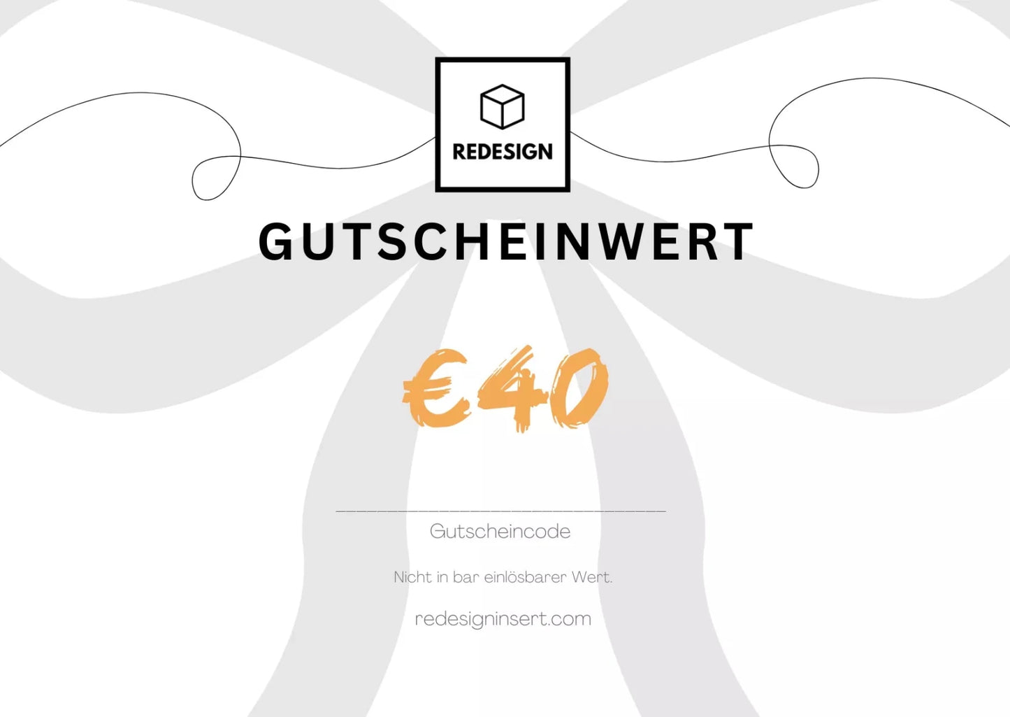 Online - Geschenkgutschein von ReDesign - ReDesign