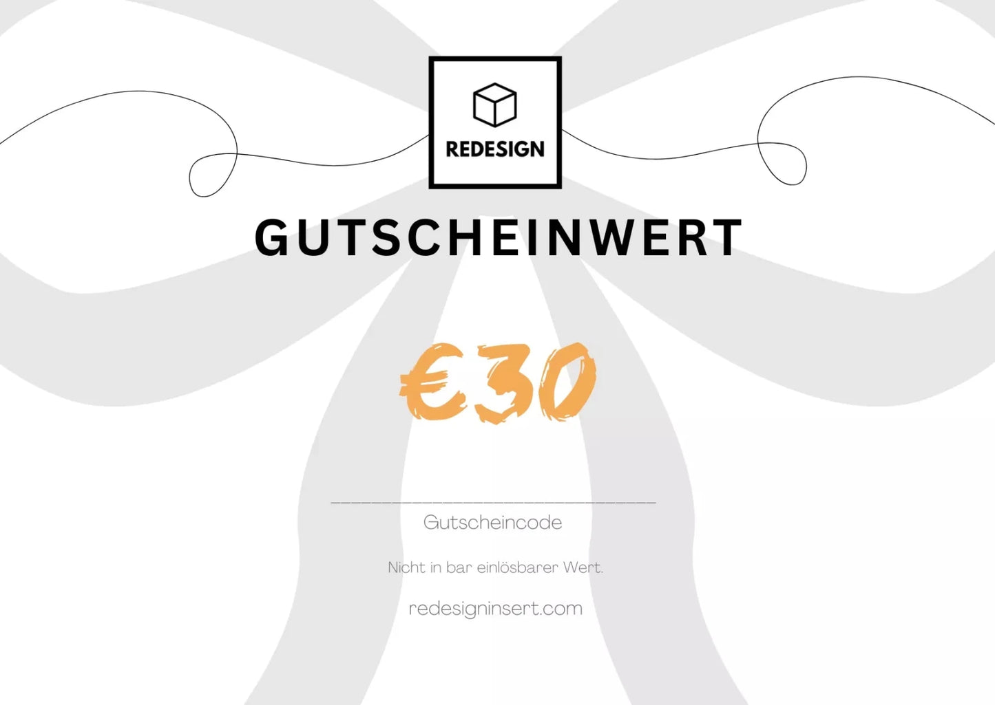 Online - Geschenkgutschein von ReDesign - ReDesign
