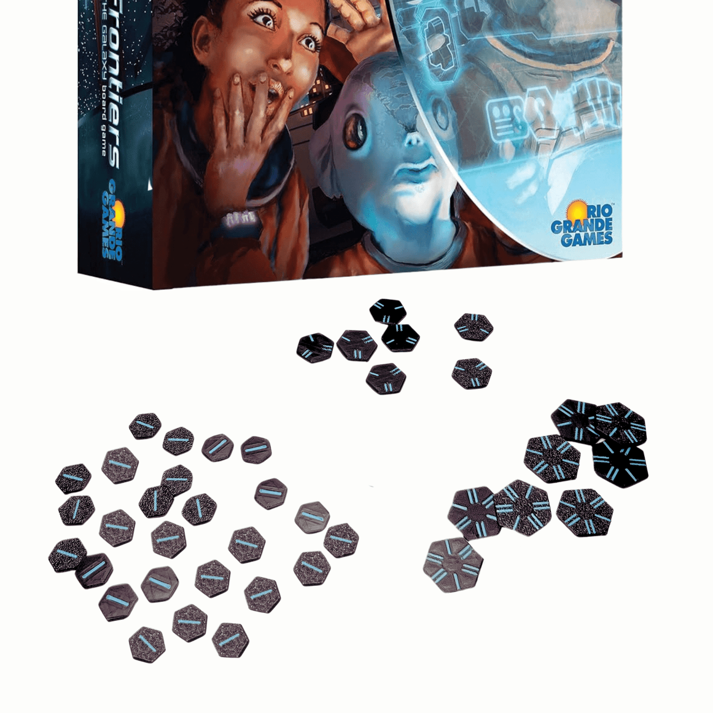 ReDesign 3D - Token für New Frontiers - Siegpunkte (Grundspiel) - ReDesign