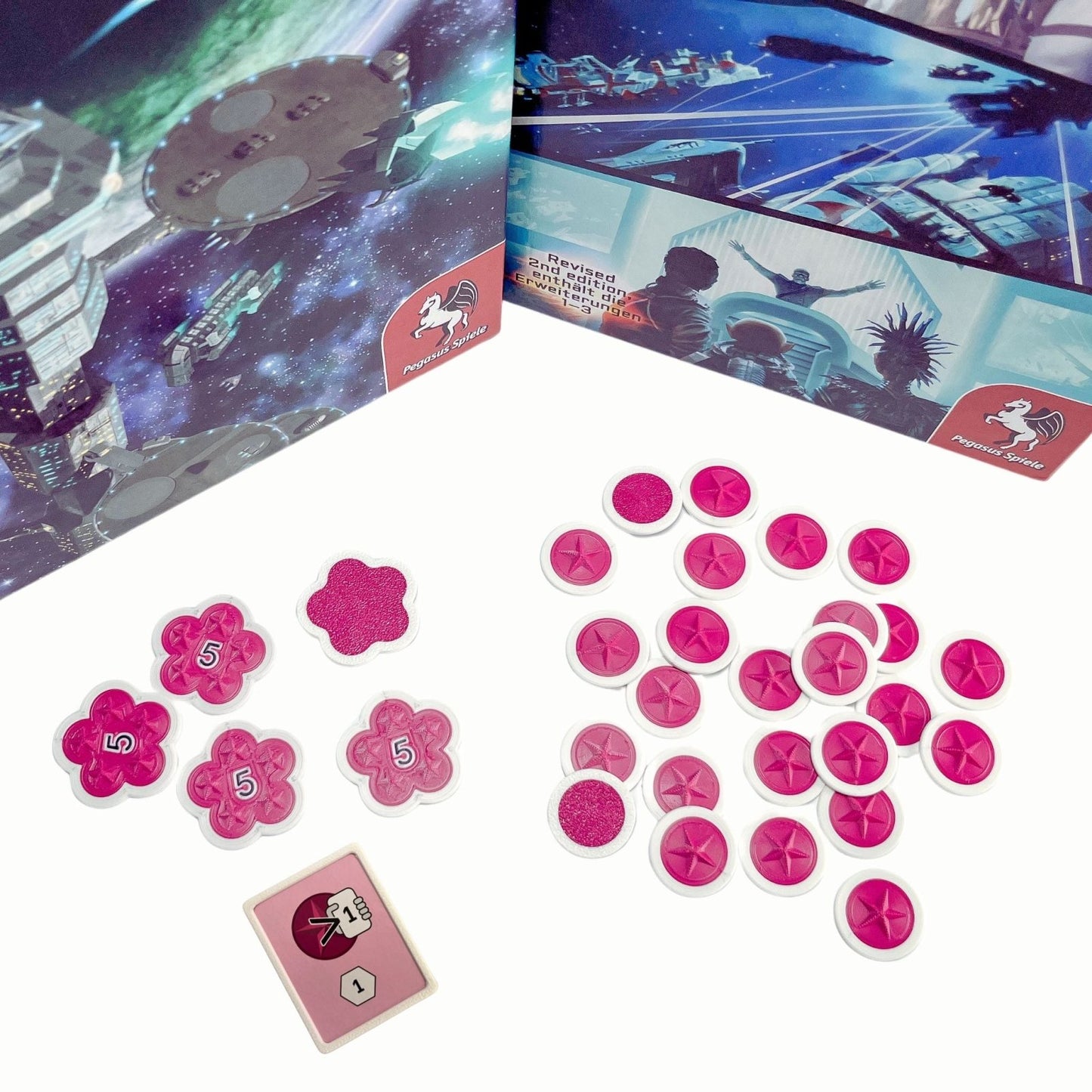 ReDesign 3D - Token für Race for the Galaxy - Prestige (Erweiterung) - ReDesign