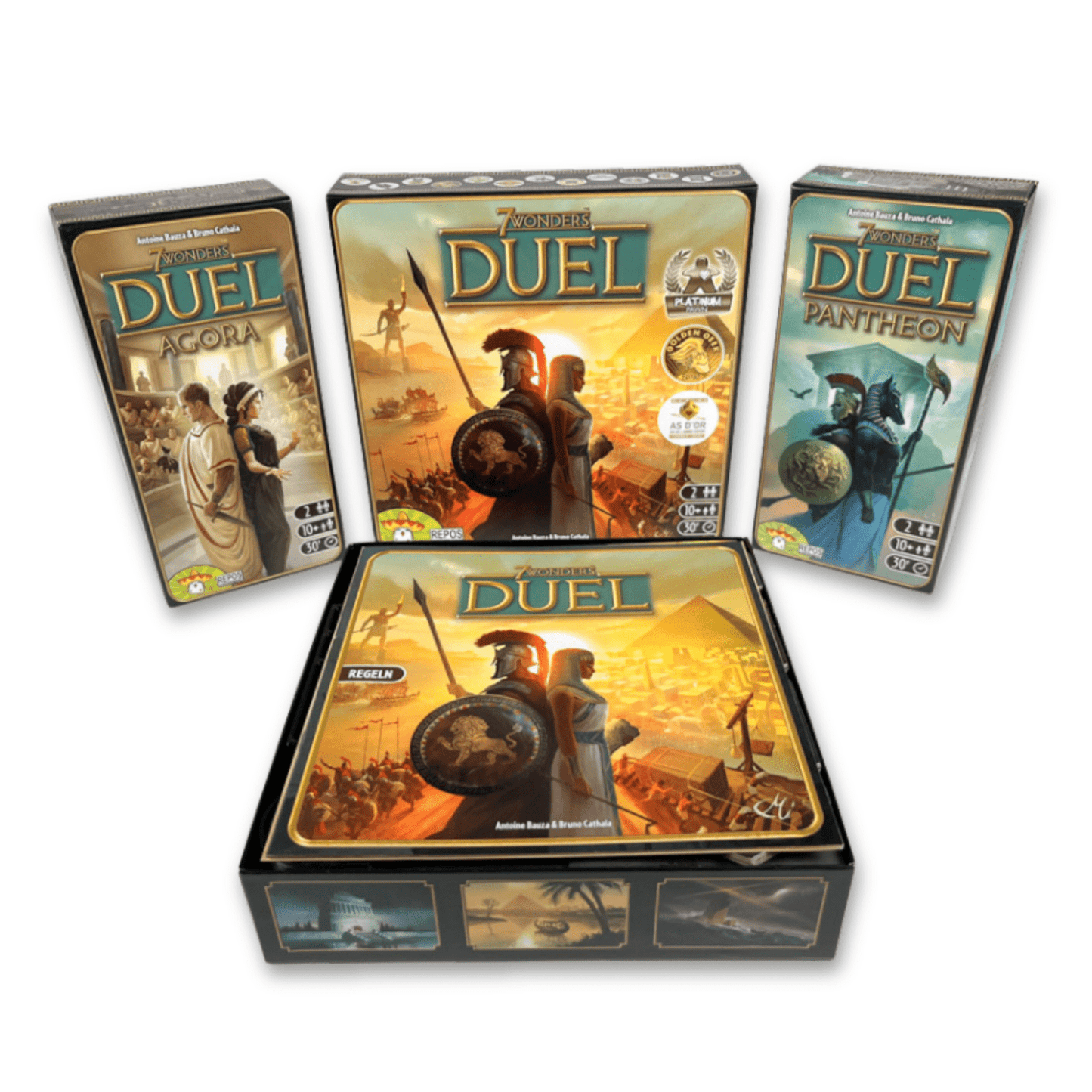 ReDesign Insert für 7 Wonders Duel mit Pantheon & Agora - ReDesign