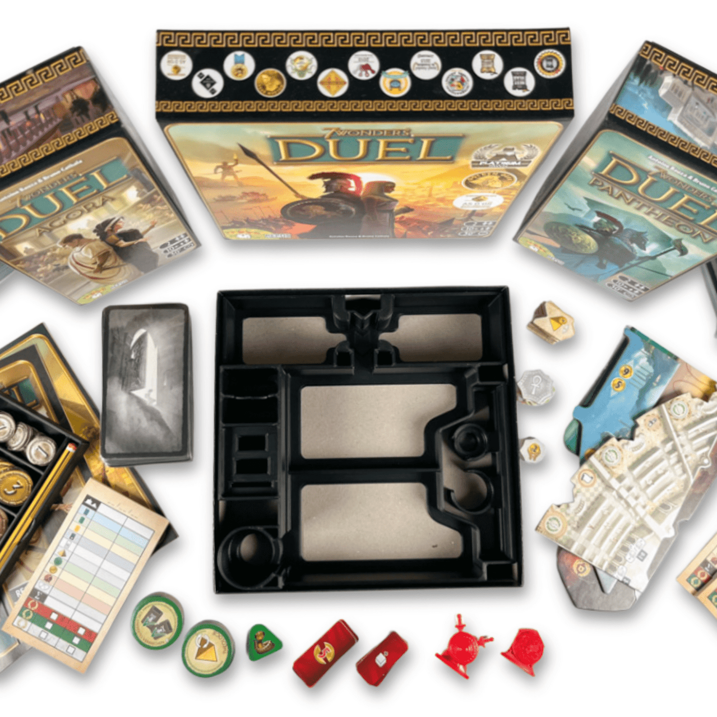 ReDesign Insert für 7 Wonders Duel mit Pantheon & Agora - ReDesign