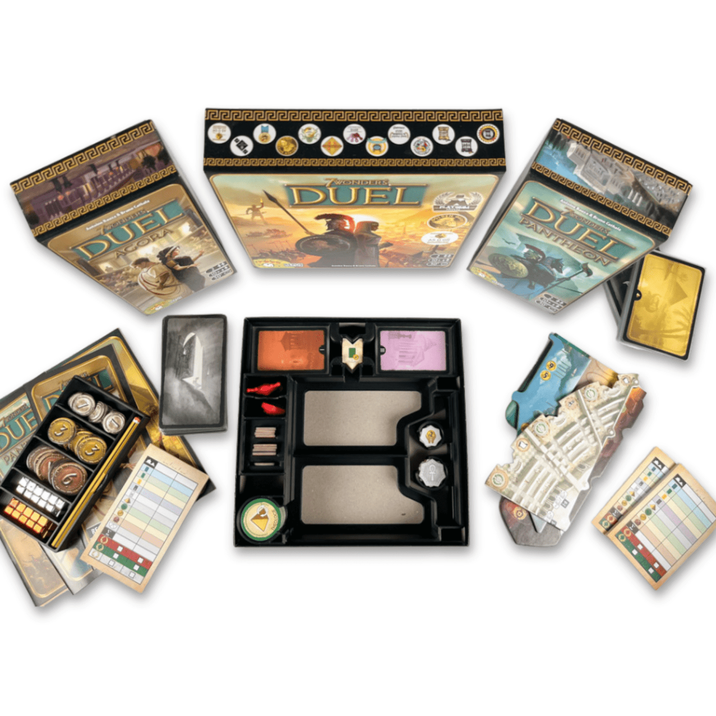 ReDesign Insert für 7 Wonders Duel mit Pantheon & Agora - ReDesign