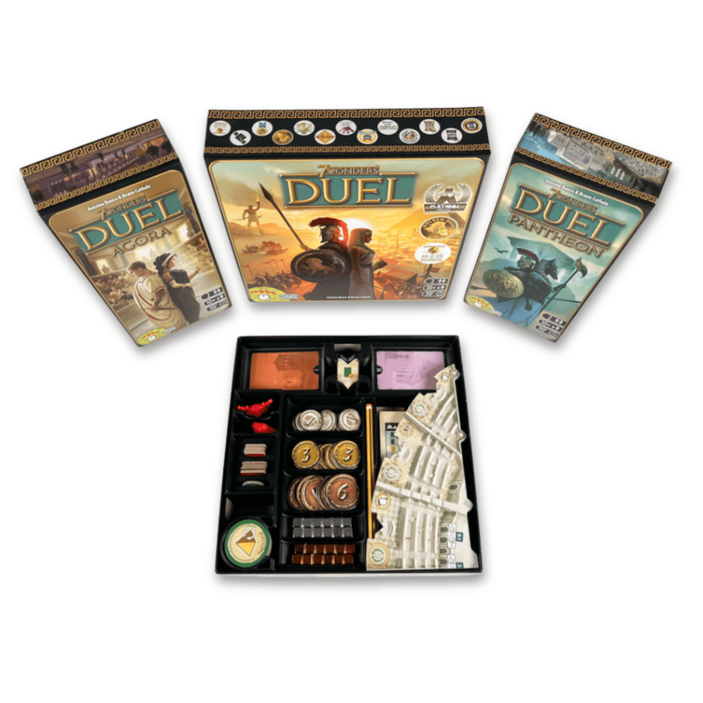 ReDesign Insert für 7 Wonders Duel mit Pantheon & Agora - ReDesign
