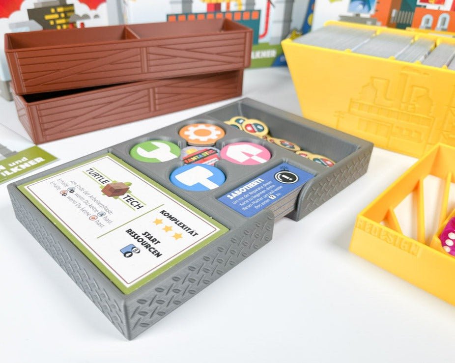 ReDesign Insert für Fantastic Factories mit Manufactions & Subterfuge - ReDesign