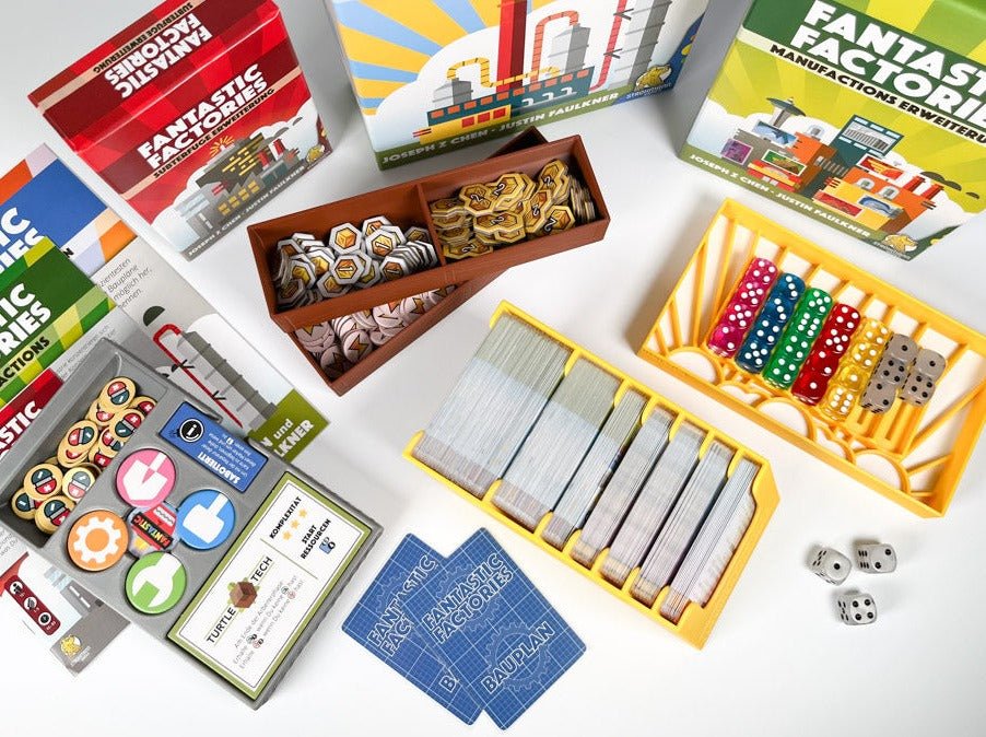 ReDesign Insert für Fantastic Factories mit Manufactions & Subterfuge - ReDesign