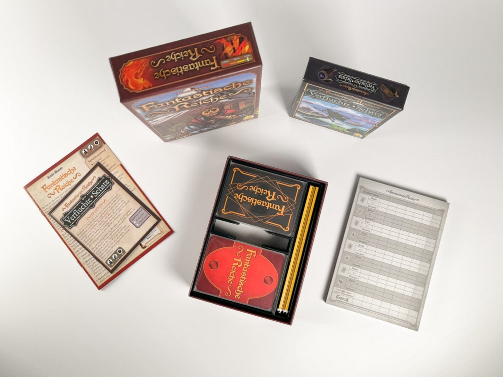 ReDesign Insert für Fantastische Reiche + Erweiterung | Der Verfluchte Schatz (Upgrade) - ReDesign