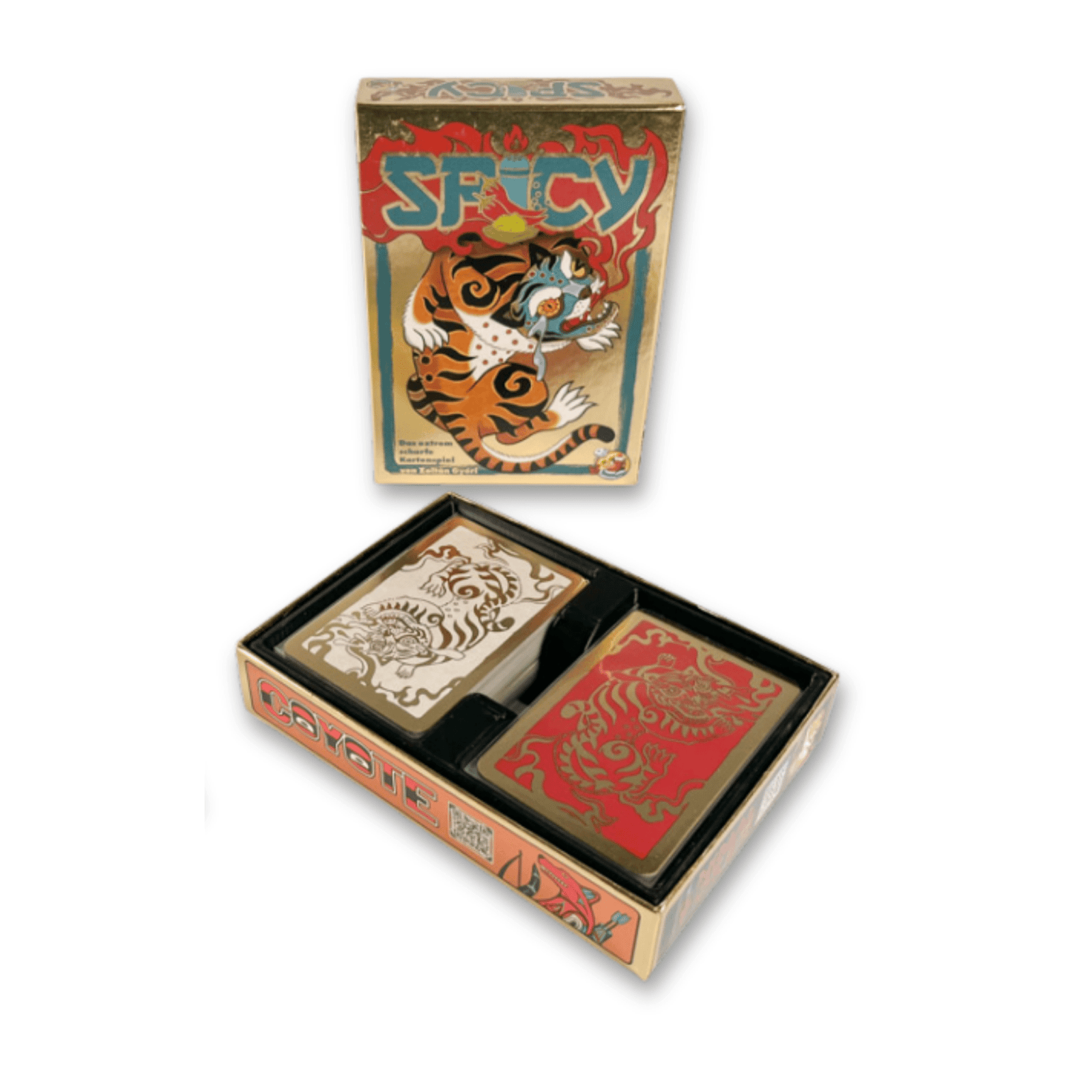 ReDesign Insert für Spicy das Kartenspiel mit einem passgenauem  3D Druck aus ABS in schwarz