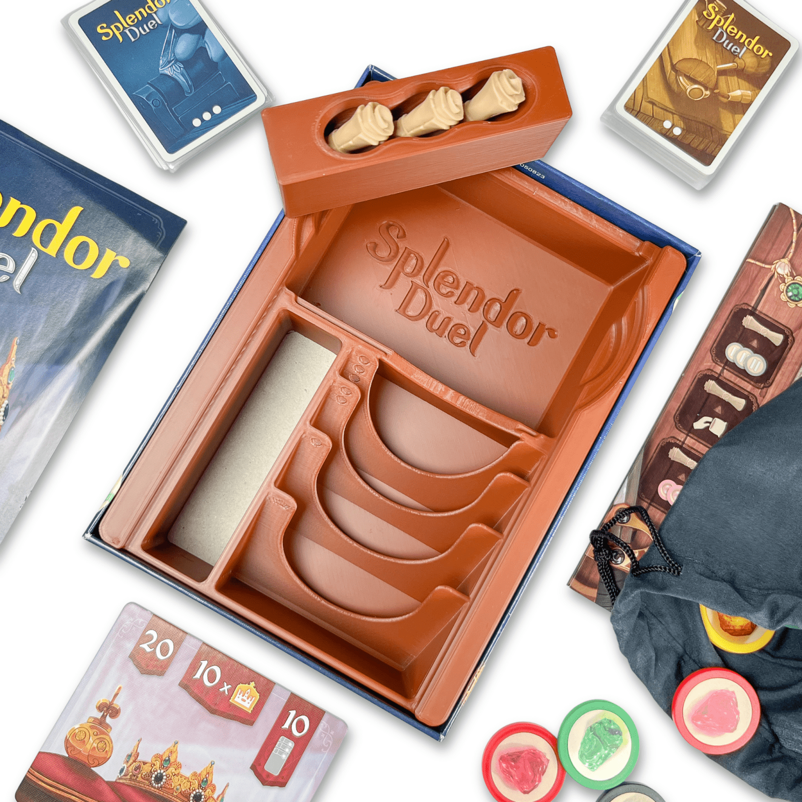 splendor duel card sleeves ReDesign Insert for Splendor Duel