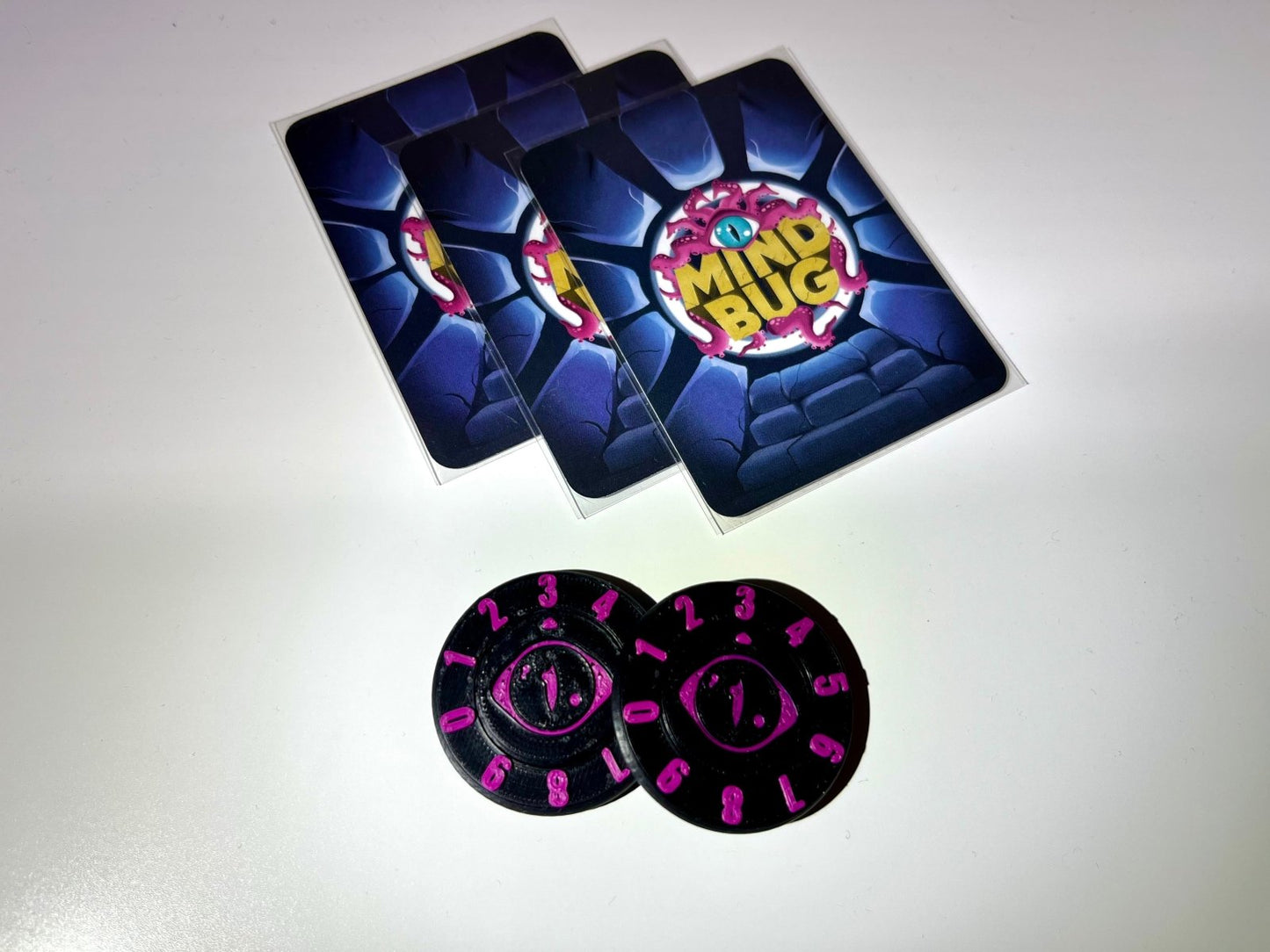 ReDesign Mindbug Upgrade - Set - Box(Long) + Lebenspunktezähler für "First Contact" + Upgrade "New Creations" - ReDesign