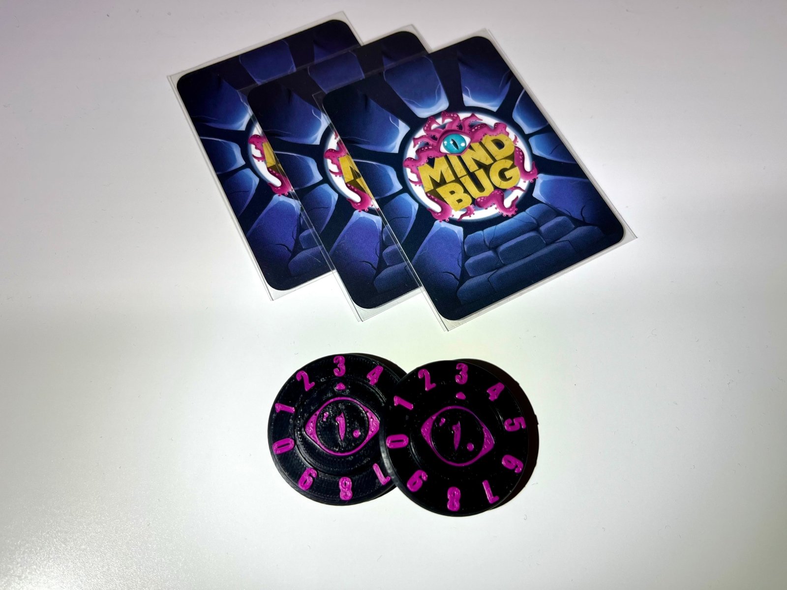 ReDesign Mindbug Upgrade - Set - Box(Long) + Lebenspunktezähler für "First Contact" + Upgrade "New Creations" - ReDesign