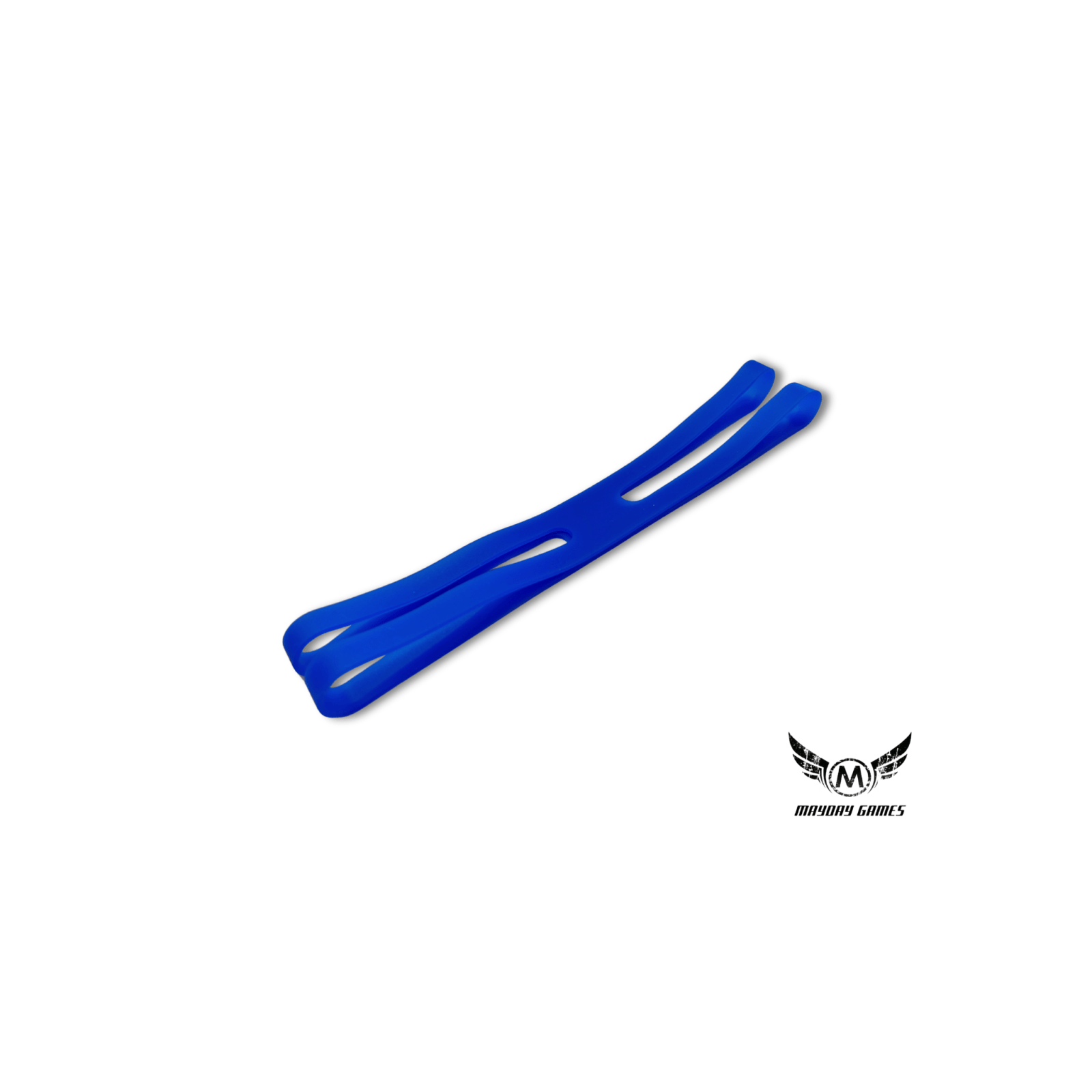 ReDesign Silicagel-Band in blau in der Größe "Medium" für kleine Brettspiele oder Kartenspiele von Mayday Games. Ideal für den Transport und Lagerung im Regal geeignet. Schütz zusätzlich den Spielkarton vor Beschädigung. Langlebieg und Robust.