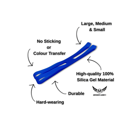 Silicagel - Band in Blau – Sicherer Transport für Brettspiele - ReDesign