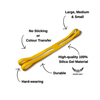 Silicagel - Band in Gelb – Sicherer Transport für Brettspiele - ReDesign