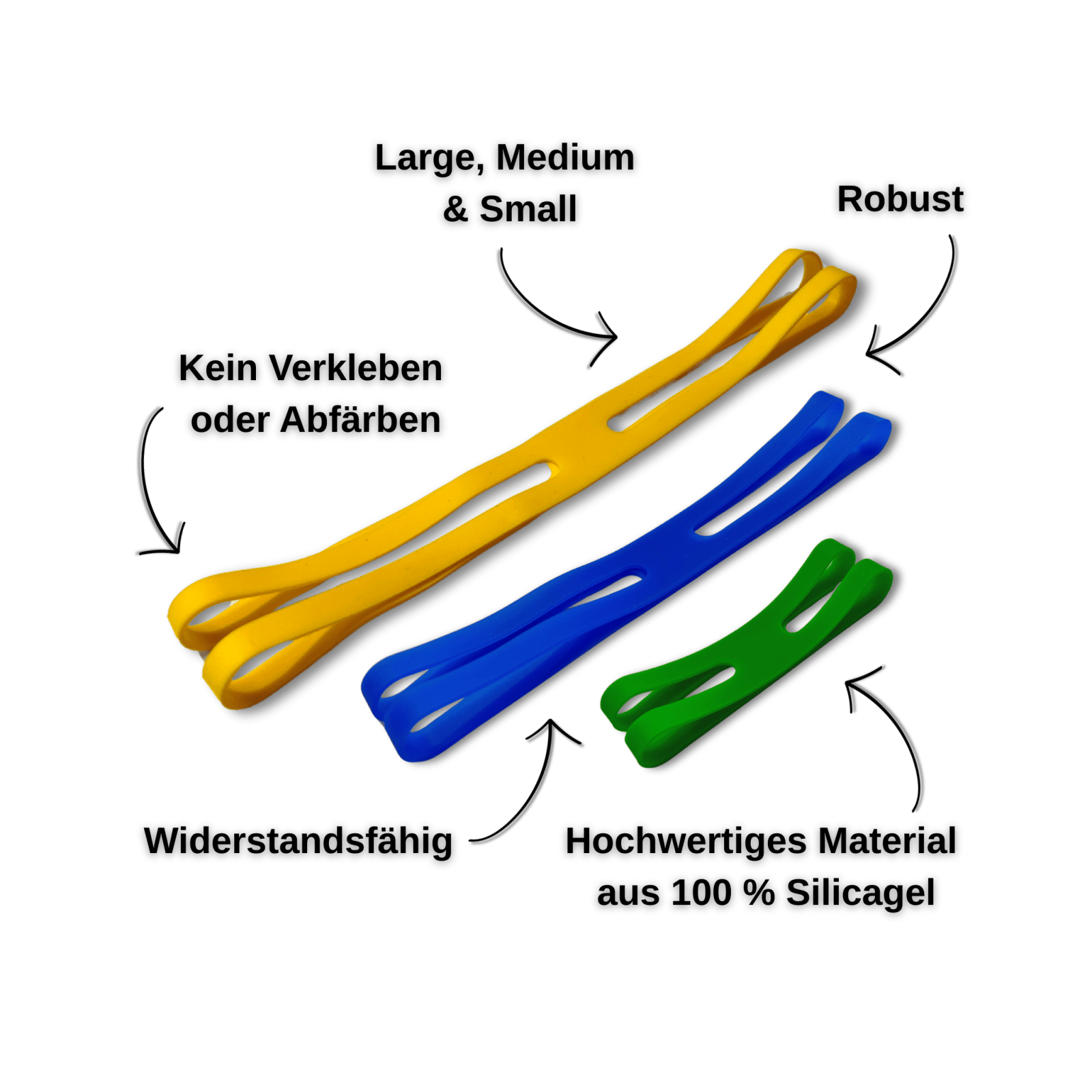 Silicagel - Band in Gelb – Sicherer Transport für Brettspiele - ReDesign