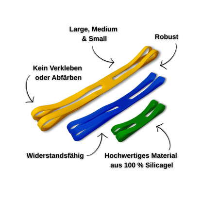 Silicagel - Band in Gelb – Sicherer Transport für Brettspiele - ReDesign