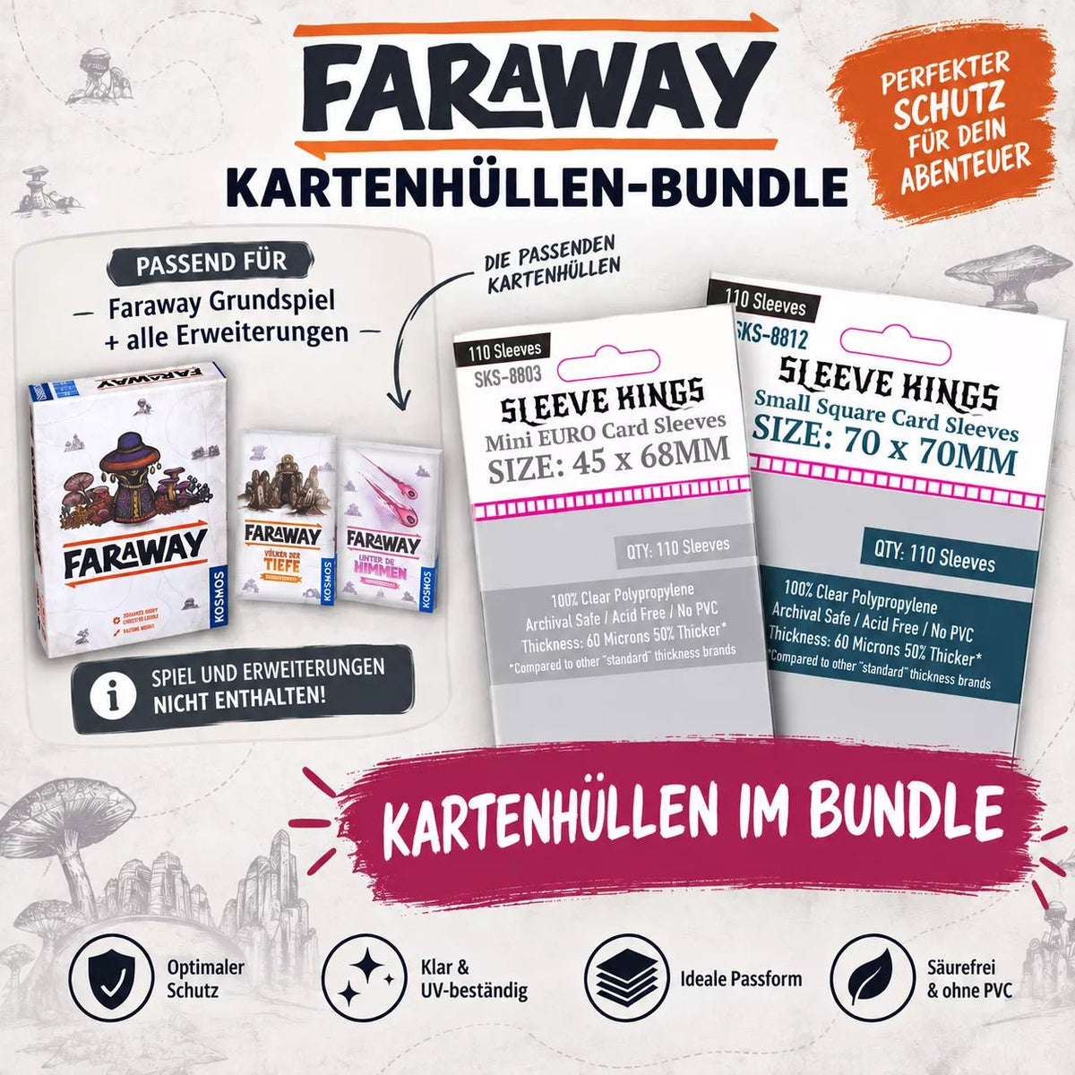 Sleeve Kings Bundle für Faraway - ReDesign