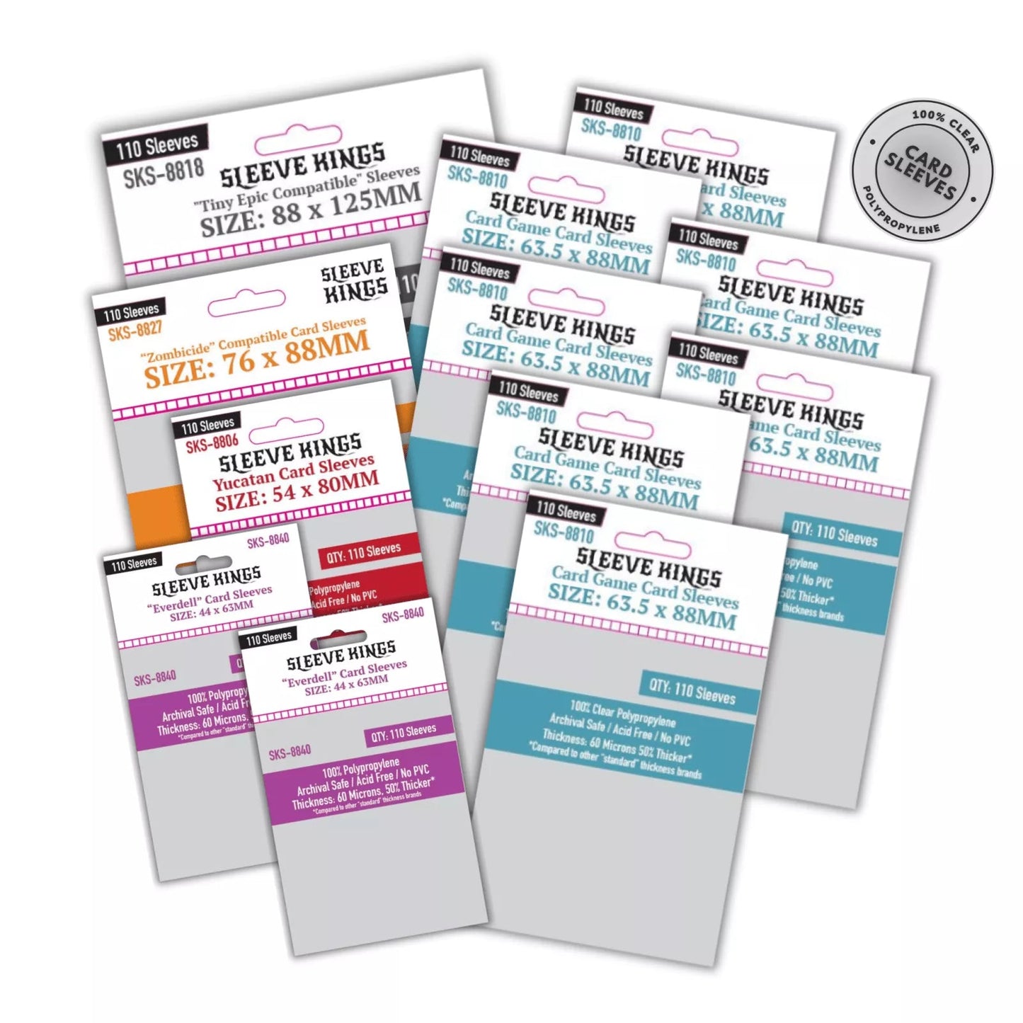 Sleeve Kings Bundle Kartenhüllen - Set für Slay the Spire - ReDesign