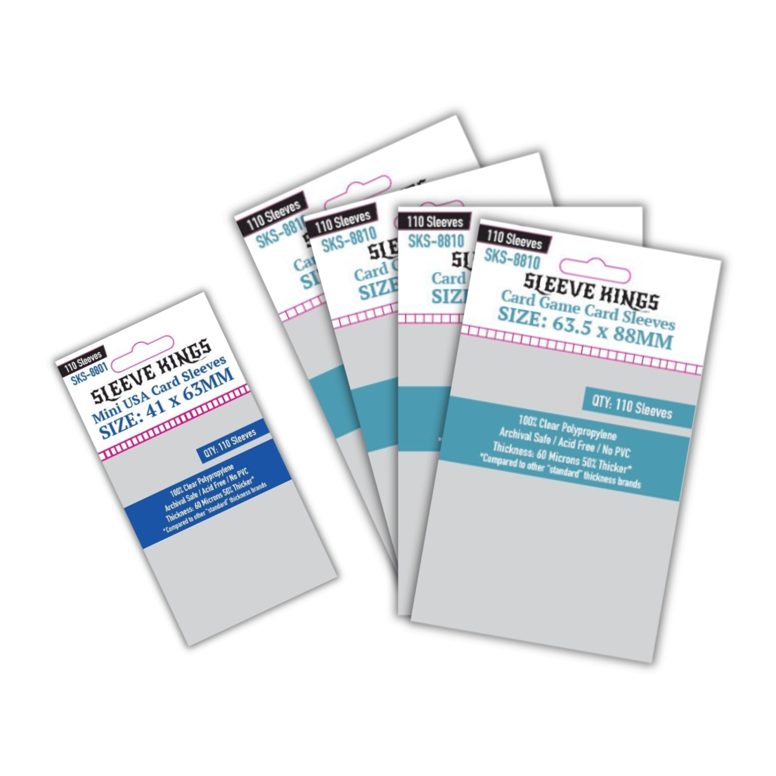 Sleeve Kings Kartenhüllen - Set für Marvel Champions: The Card Game - ReDesign