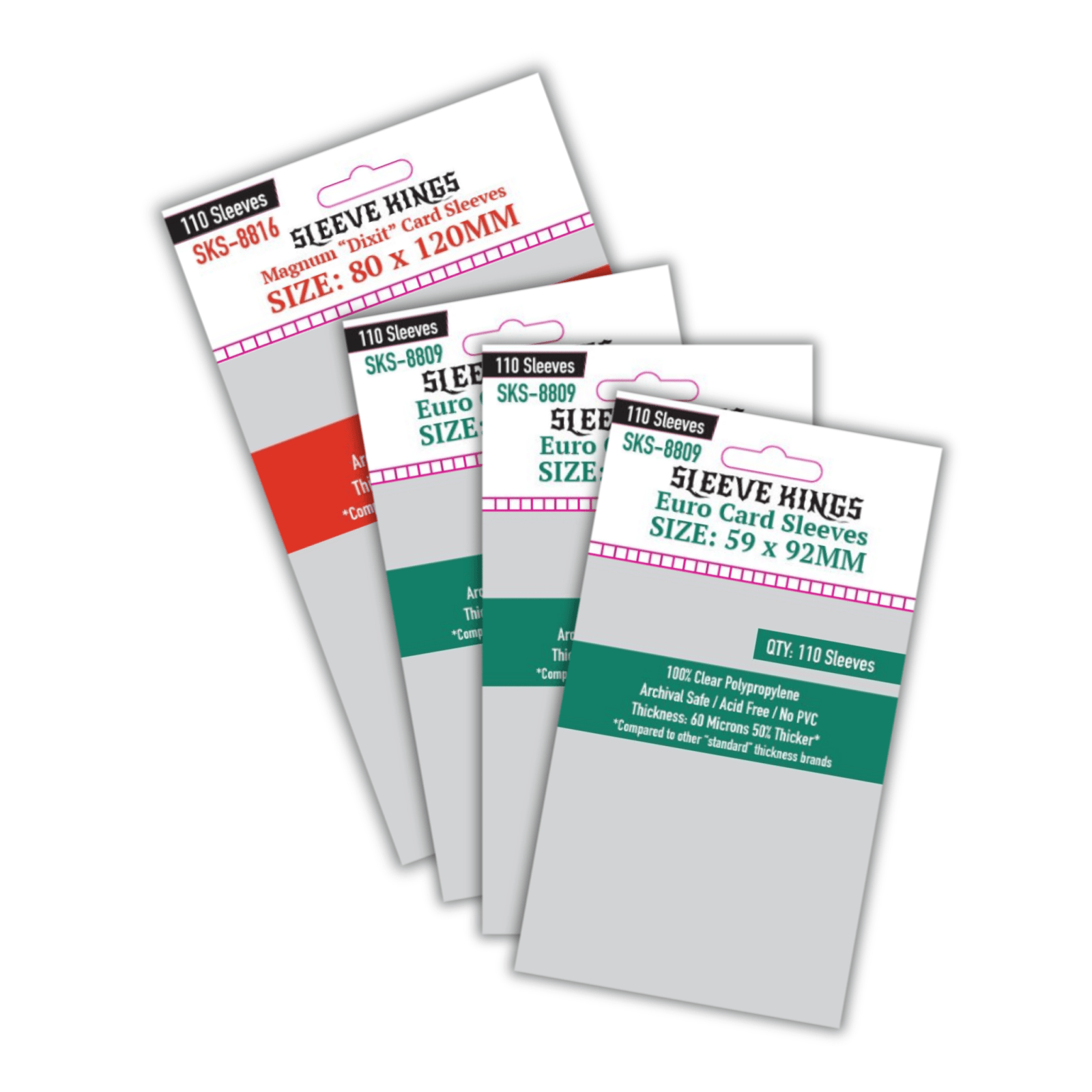 Sleeve Kings Kartenhüllen - Set für Port Royal (Big Box) - ReDesign