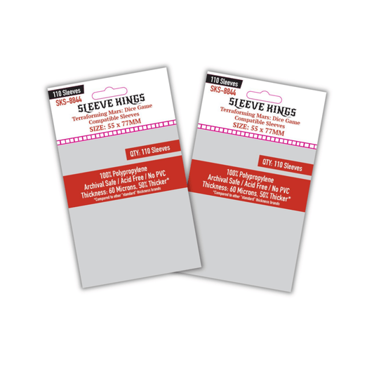 Sleeve Kings Kartenhüllen - Set für Terraforming Mars: Das Würfelspiel - ReDesign