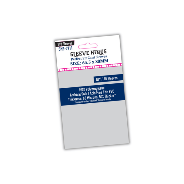 Pochettes pour cartes Sleeve Kings SKS-7711 63,5 x 88 mm (ajustement parfait à l'intérieur)