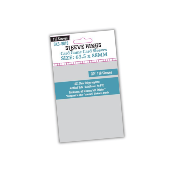 Pochettes pour cartes Sleeve Kings SKS-8810 63,5 x 88 mm