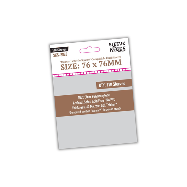 Pochettes pour cartes à jouer Sleeve Kings SKS-8826 76x76mm