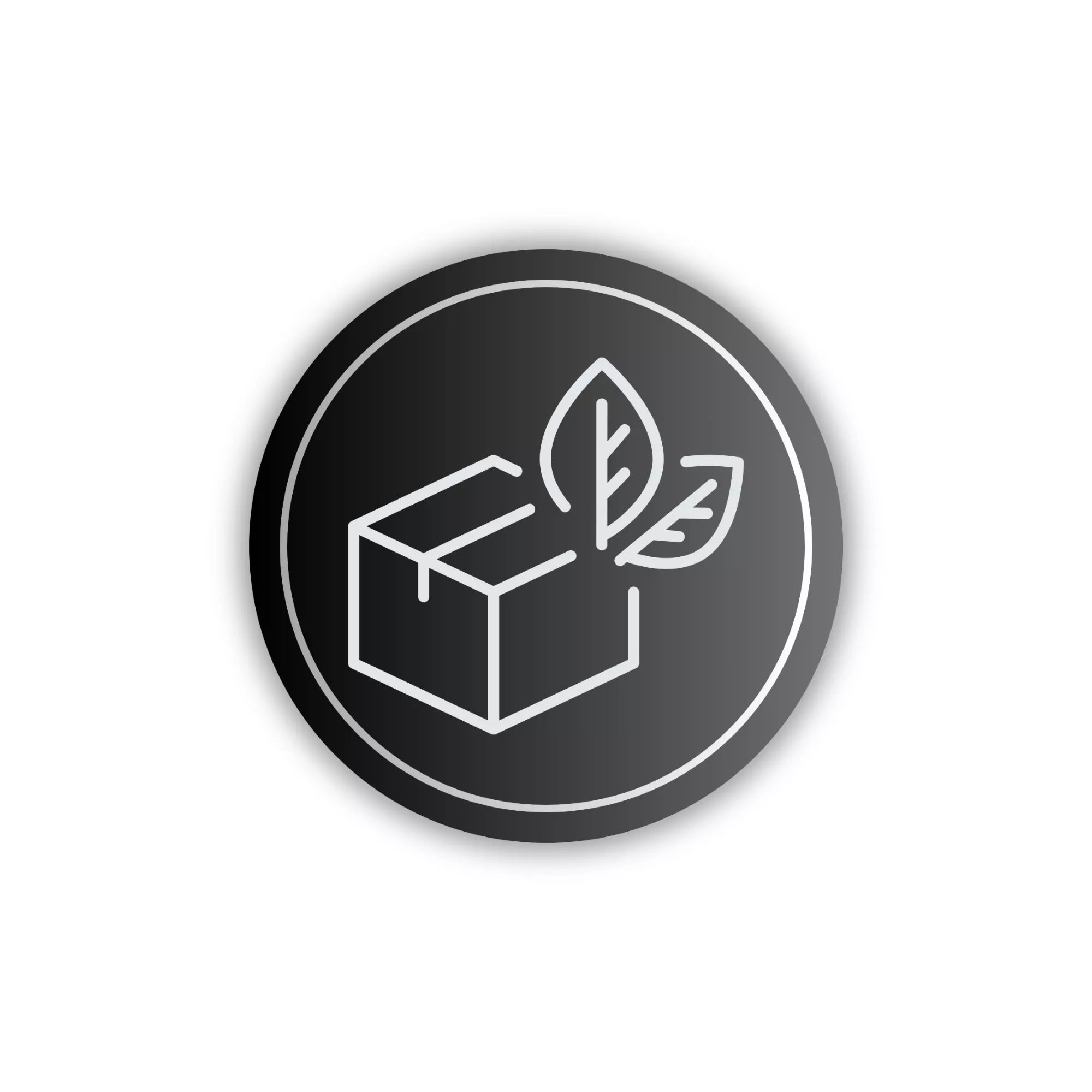 Umweltfreundliche Verpackung mit Schatten