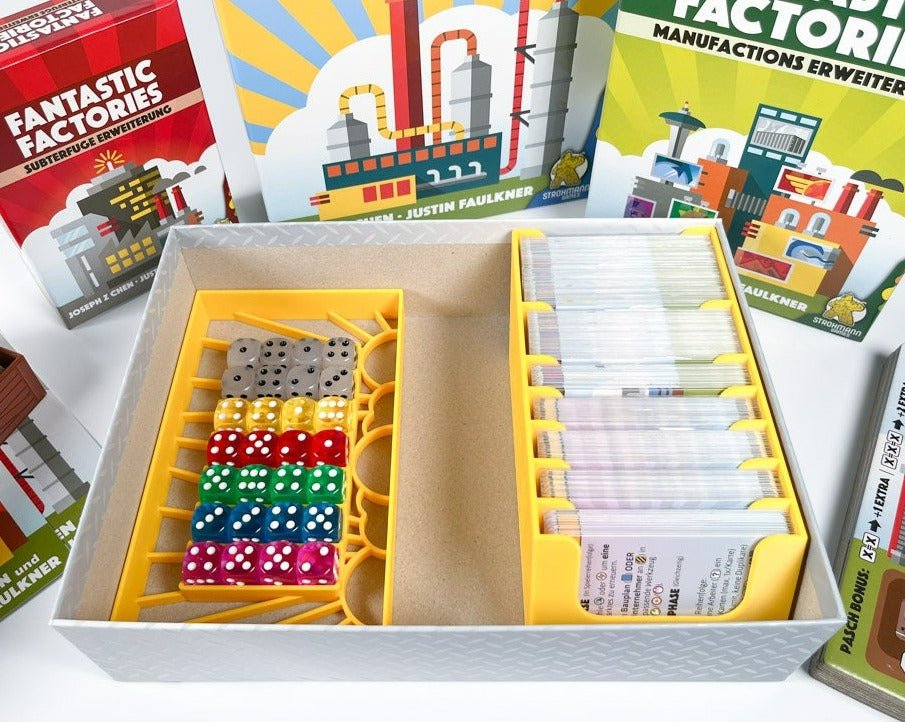 ReDesign Insert für Fantastic Factories mit Manufactions & Subterfuge - ReDesign